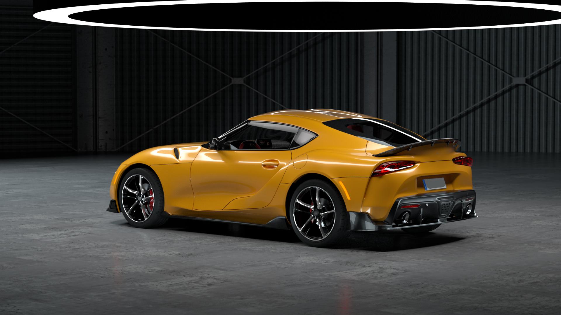 MZ Style Carbon Fibre Rear Spoiler for Toyota A90 Supra 19-Present-Carbon Factory