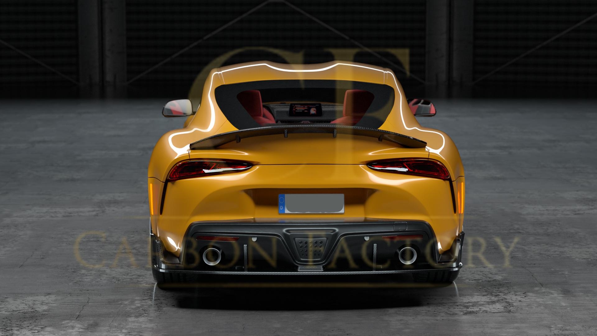 MZ Style Carbon Fibre Rear Spoiler for Toyota A90 Supra 19-Present-Carbon Factory