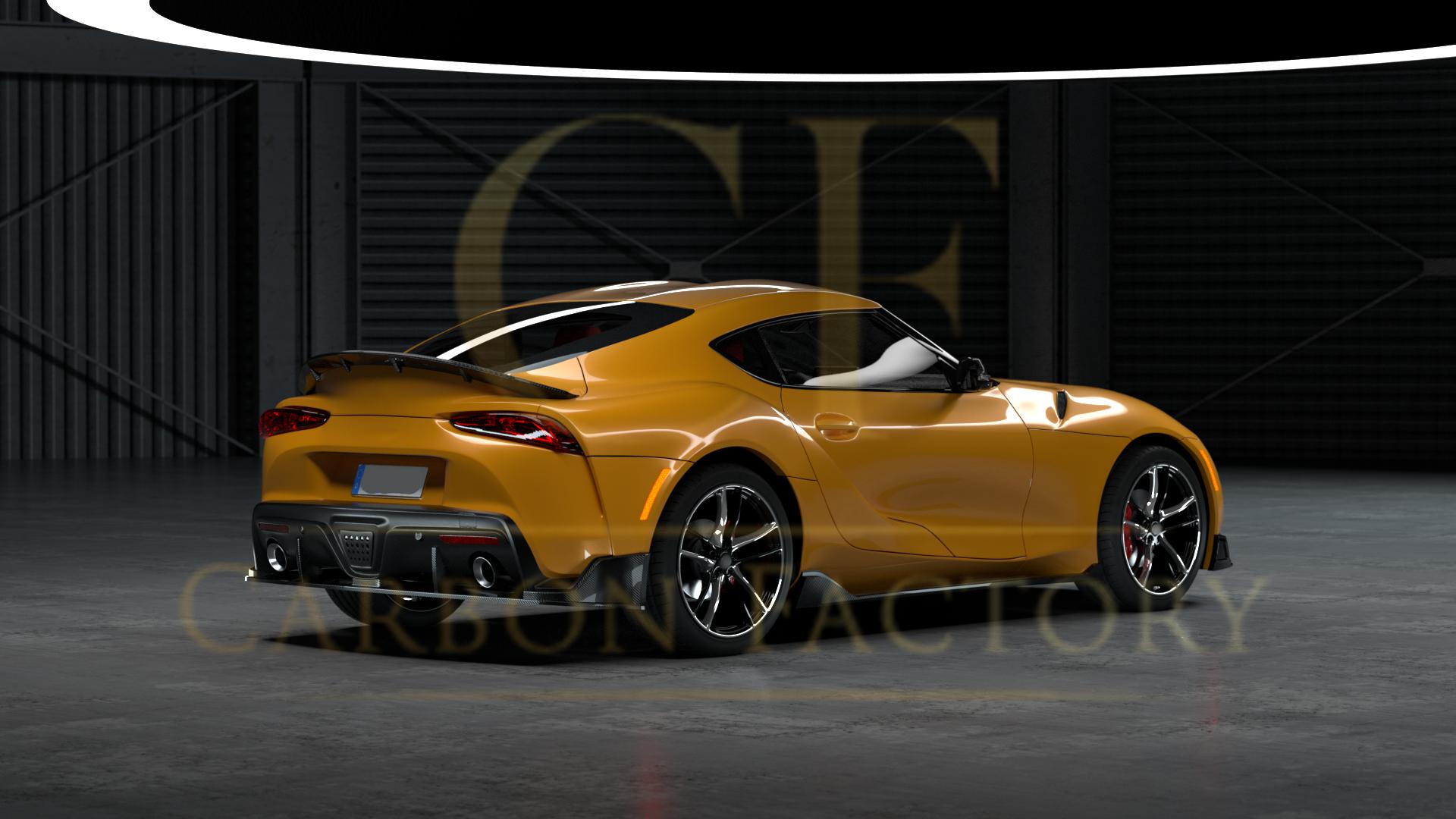 MZ Style Carbon Fibre Rear Spoiler for Toyota A90 Supra 19-Present-Carbon Factory