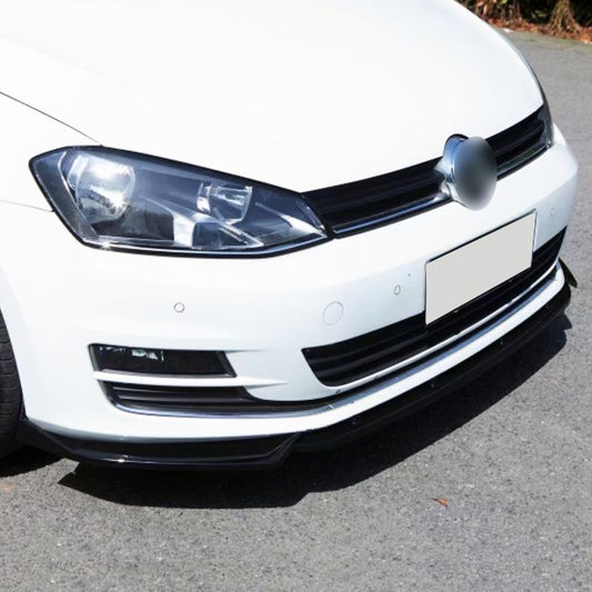 Max Style Gloss Black Front Splitter for VW Golf MK7 MK7.5 13-20-Carbon Factory