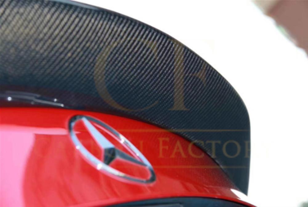 Mercedes Benz W117 CLA PSM Style Carbon Fibre Boot Spoiler 13-19-Carbon Factory