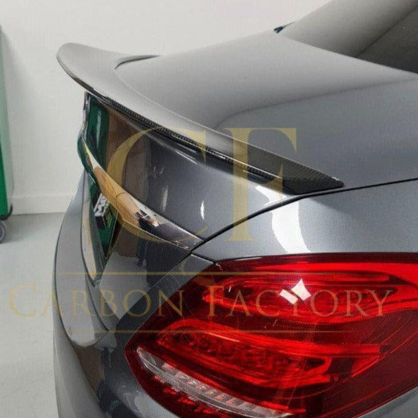 Mercedes Benz W205 C Class PSM Style Carbon Fibre Boot Spoiler 15-21-Carbon Factory