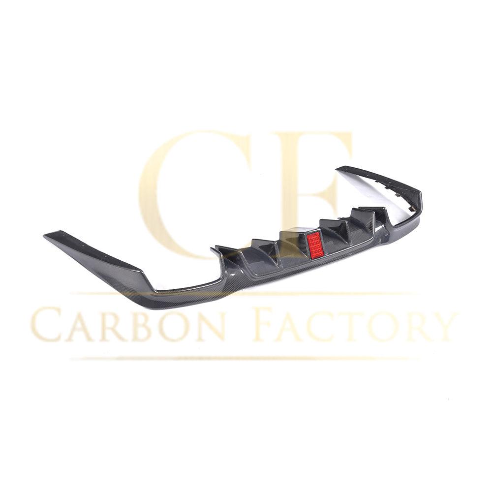 Mercedes W213 E Class Saloon LED Style Carbon Fibre Rear Diffuser 16-18-Carbon Factory