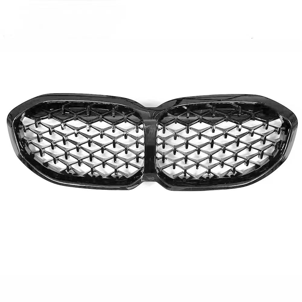 Meteor Style Front Grille for BMW F40 1 Series 19-Present 25-Carbon Factory