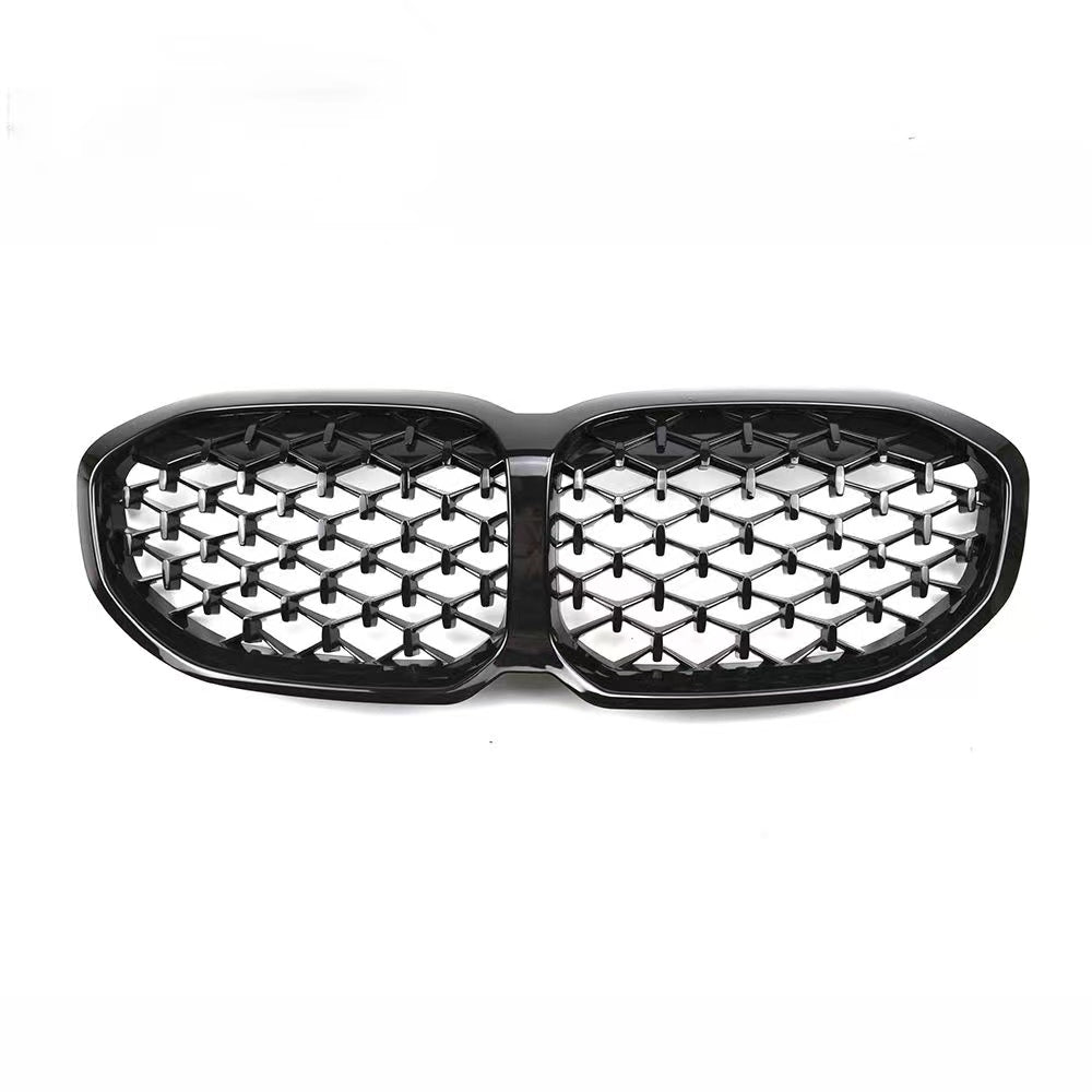 Meteor Style Front Grille for BMW F40 1 Series 19-Present 25-Carbon Factory