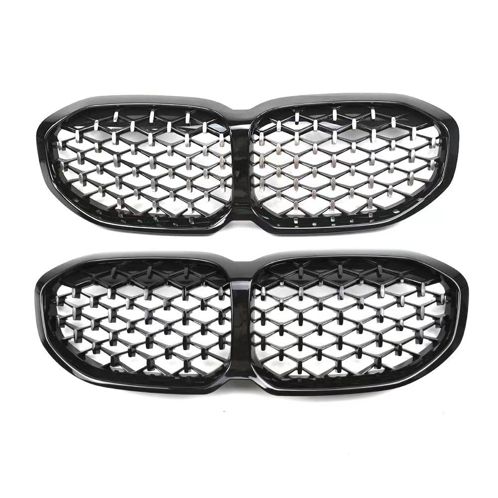 Meteor Style Front Grille for BMW F40 1 Series 19-Present 25-Carbon Factory