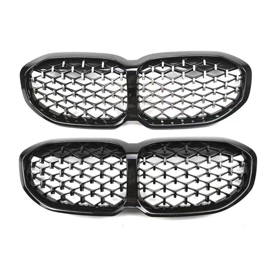 Meteor Style Front Grille for BMW F40 1 Series 19-Present 25-Carbon Factory