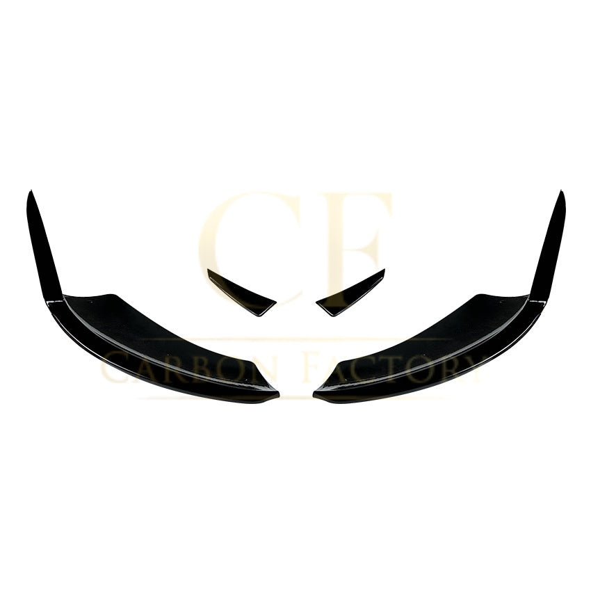 Gloss Black Front Canards Set (4 pcs) for Mercedes Benz W177 A Class AMG & A35 23-25