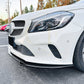 AMG Style Gloss Black Front Splitter for Mercedes Benz W176 A Class 16-18