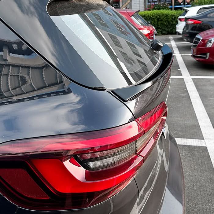 V style Gloss Black Mid Spoiler for BMW G05 X5 19-25 - Carbon Factory