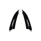 Gloss Black Rear Bumper Spats for Mercedes Benz W204 C Class 08-14 - Carbon Factory