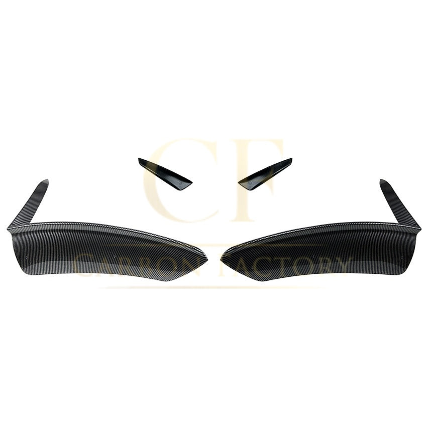Gloss Black Front Canards Set (4 pcs) for Mercedes Benz W177 A Class AMG & A35 23-25 - Carbon Factory