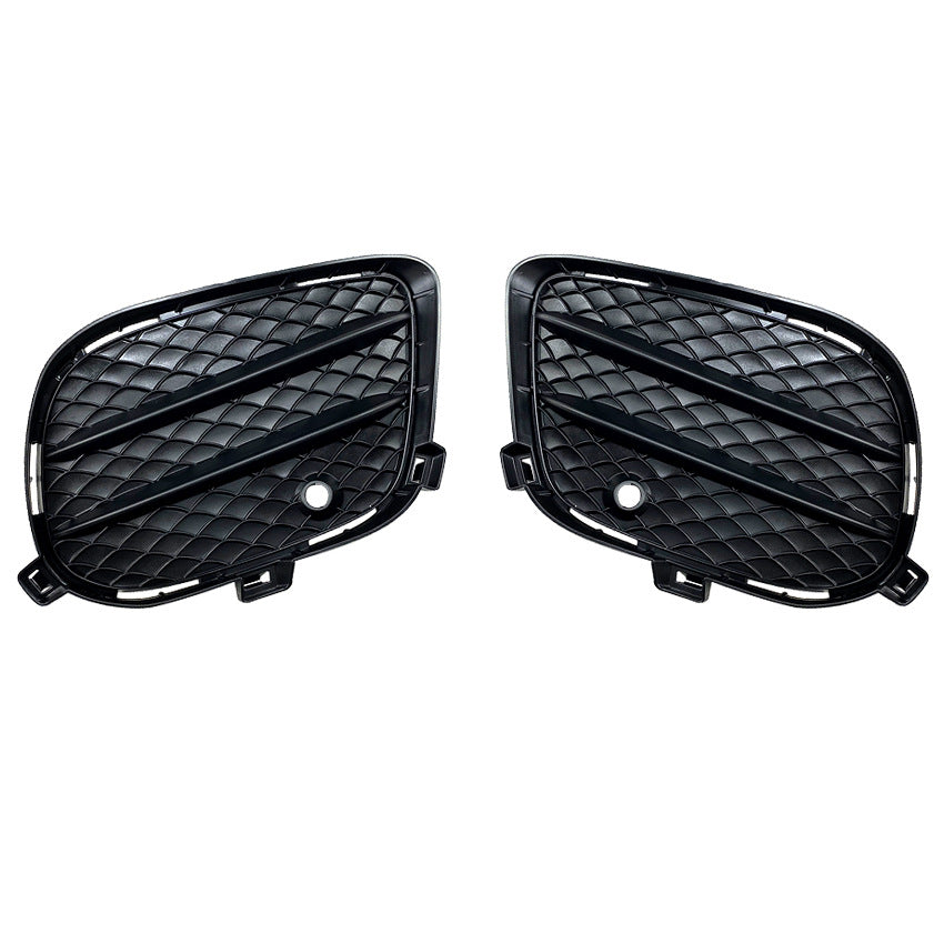 Gloss Black Front Side Grilles for Mercedes Benz W166 C292 GLE Facelift 16-19