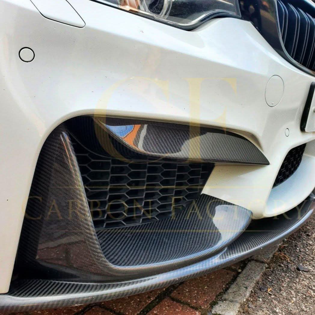 OEM Style Carbon Fibre Front Bumper Trims for BMW F80 M3 F82 F83 M4 14-20 - Carbon Factory