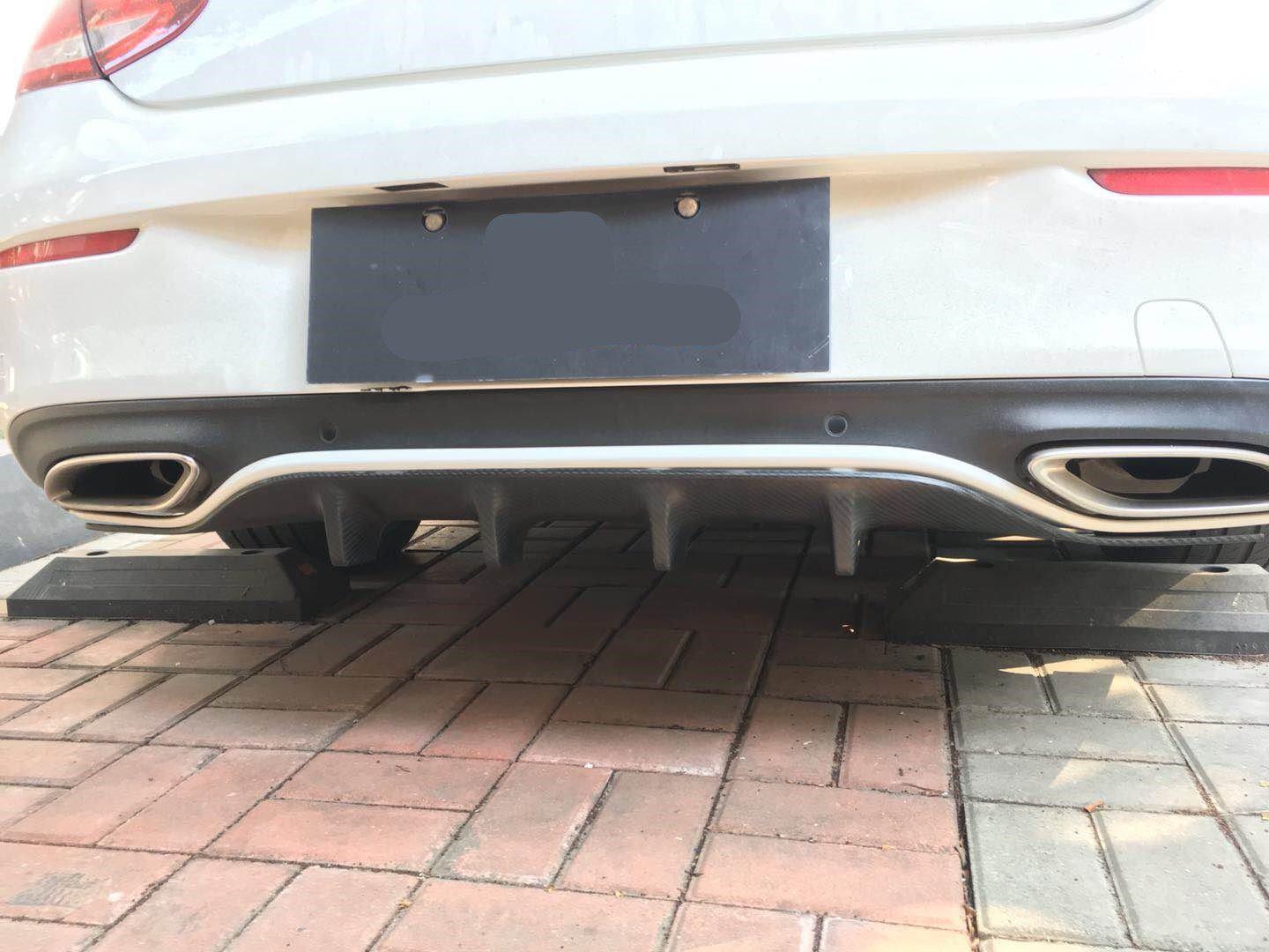 OEM Style Carbon Fibre Rear Diffuser for Mercedes W205 C43 & C Class Coupe 15-21-Carbon Factory