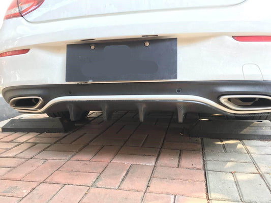 OEM Style Carbon Fibre Rear Diffuser for Mercedes W205 C43 & C Class Coupe 15-21-Carbon Factory