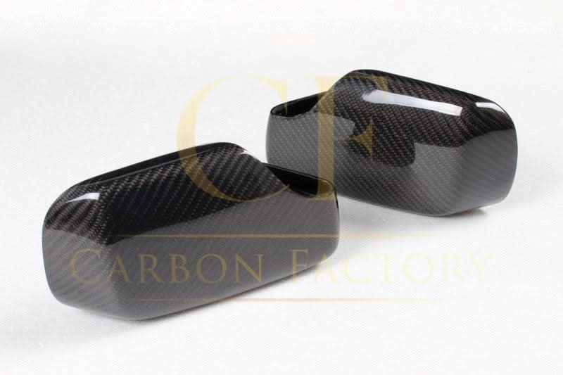 OEM Style Carbon Fibre Replacement Mirror Covers for BMW E60 5 Series Pre-LCI E63 6 Series 03-10 - Carbon Factory