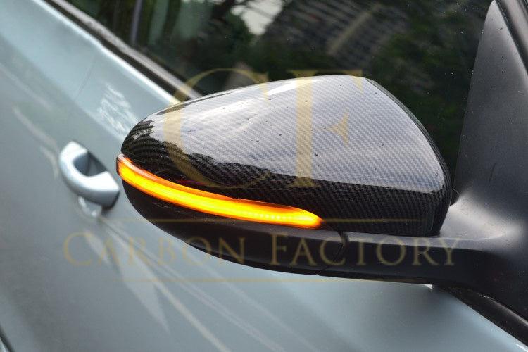 OEM Style Carbon Fibre Replacement Mirror Covers for VW Golf MK6 GTI R20 08-13-Carbon Factory