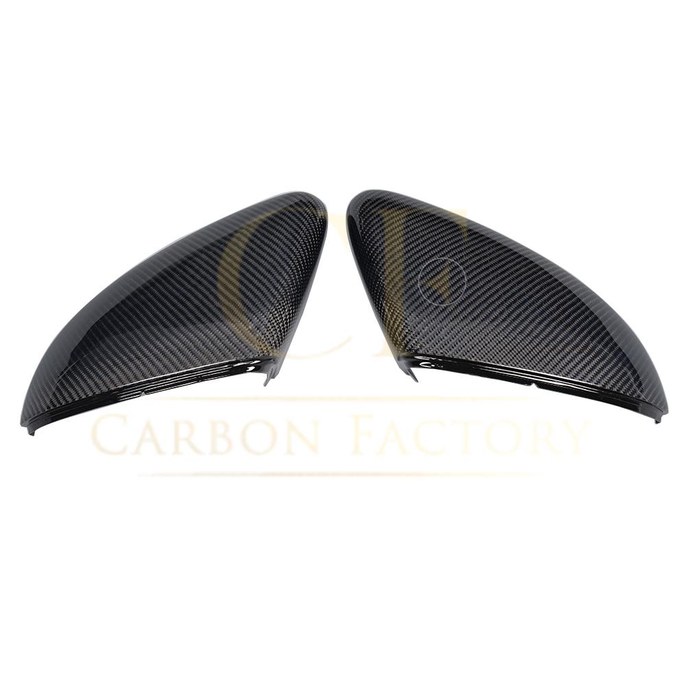 OEM Style Carbon Fibre Replacement Mirror Covers for VW Golf MK7 MK7.5 inc GTI & R 14-20-Carbon Factory