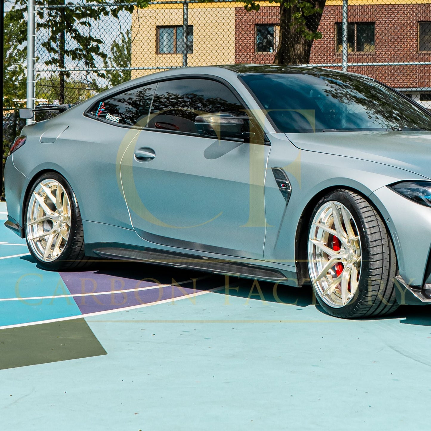 OEM Style Carbon Fibre Side Skirts for BMW G80 M3 21-Present-Carbon Factory