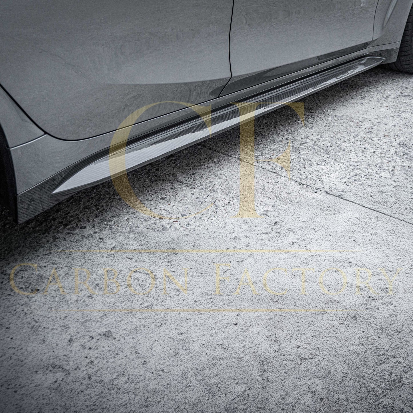 OEM Style Carbon Fibre Side Skirts for BMW G80 M3 21-Present-Carbon Factory
