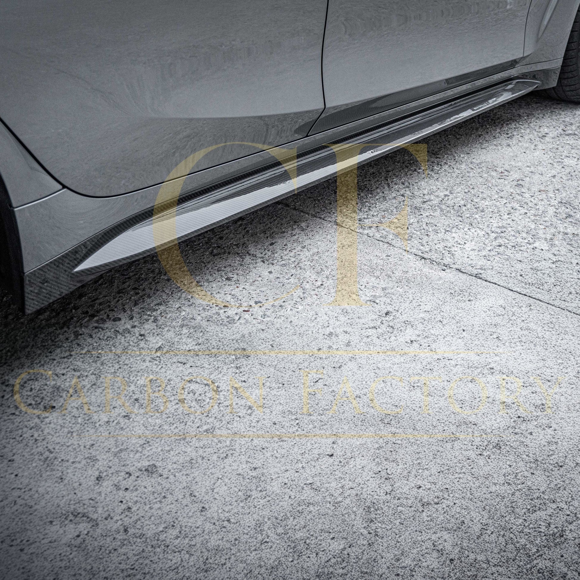 OEM Style Carbon Fibre Side Skirts for BMW G80 M3 21-Present-Carbon Factory