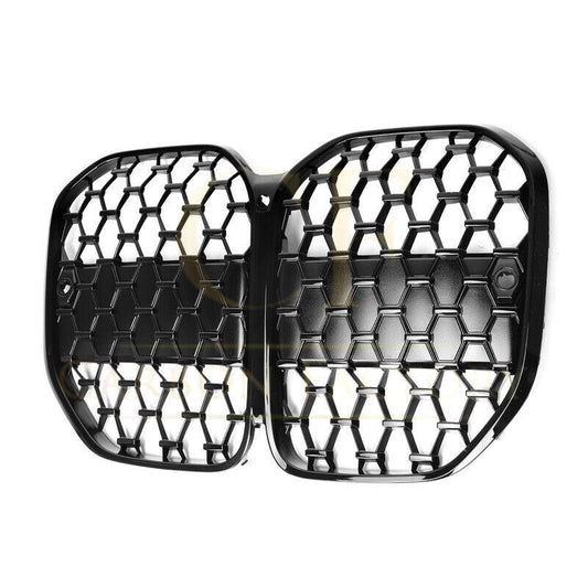 OEM Style Front Grille for BMW G22 G23 4 Series 20-25-Carbon Factory