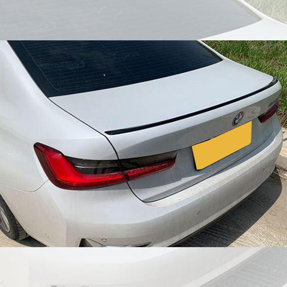OEM Style Gloss Black Boot Spoiler for BMW G20 3 Series G80 M3 19-Present-Carbon Factory