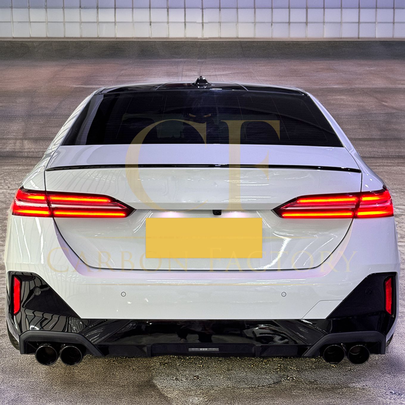 OEM Style Gloss Black Boot Spoiler for BMW G60 5 Series G90 M5 24-Present-Carbon Factory
