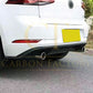 OEM Style Gloss Black Rear Diffuser for VW Golf MK7.5 GTI 17-20-Carbon Factory
