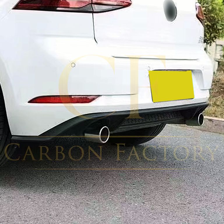 OEM Style Gloss Black Rear Diffuser for VW Golf MK7.5 GTI 17-20-Carbon Factory