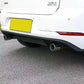 OEM Style Gloss Black Rear Diffuser for VW Golf MK7.5 GTI 17-20-Carbon Factory
