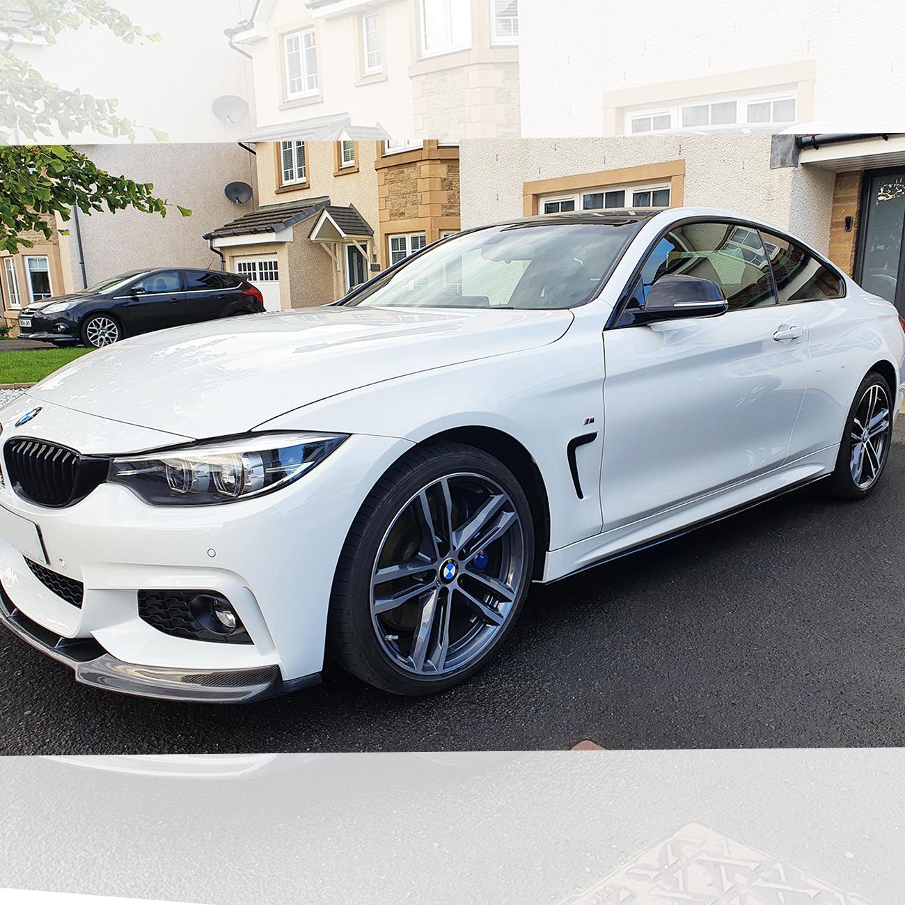 OEM Style Gloss Black Side Skirts for BMW F32 F33 F36 4 Series 14-20-Carbon Factory
