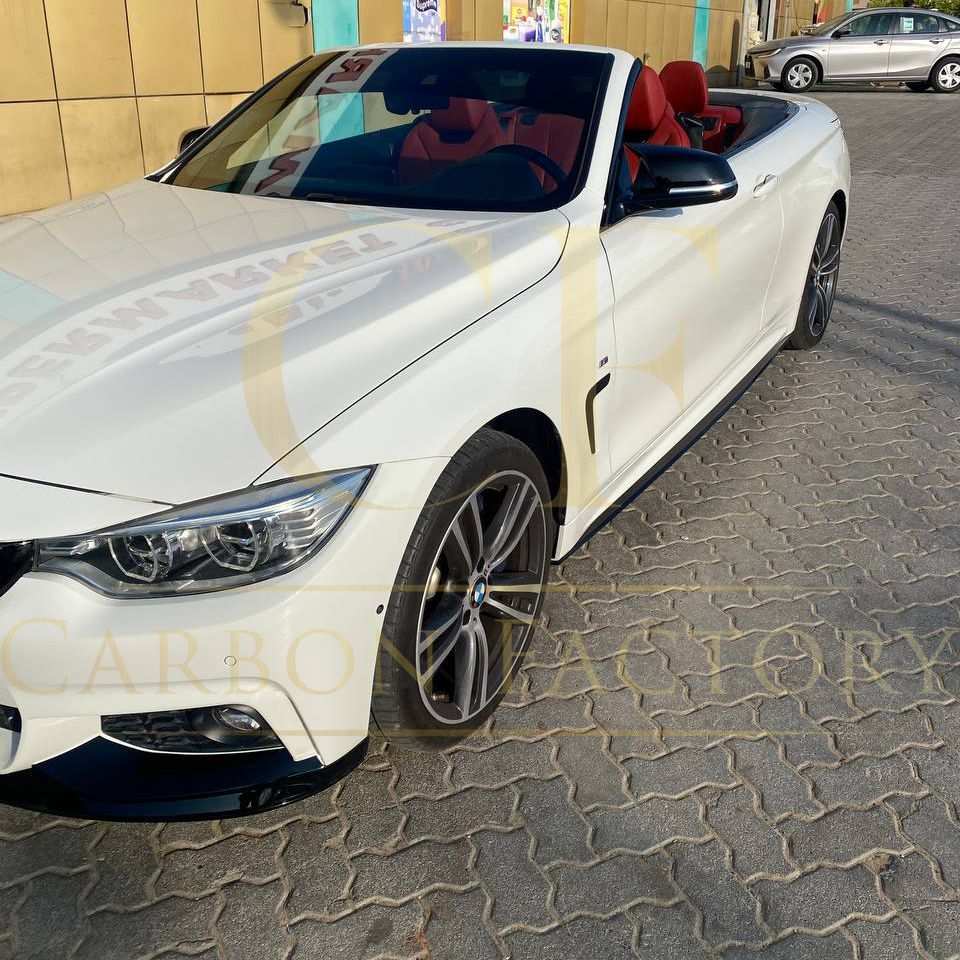 OEM Style Gloss Black Side Skirts for BMW F32 F33 F36 4 Series 14-20-Carbon Factory