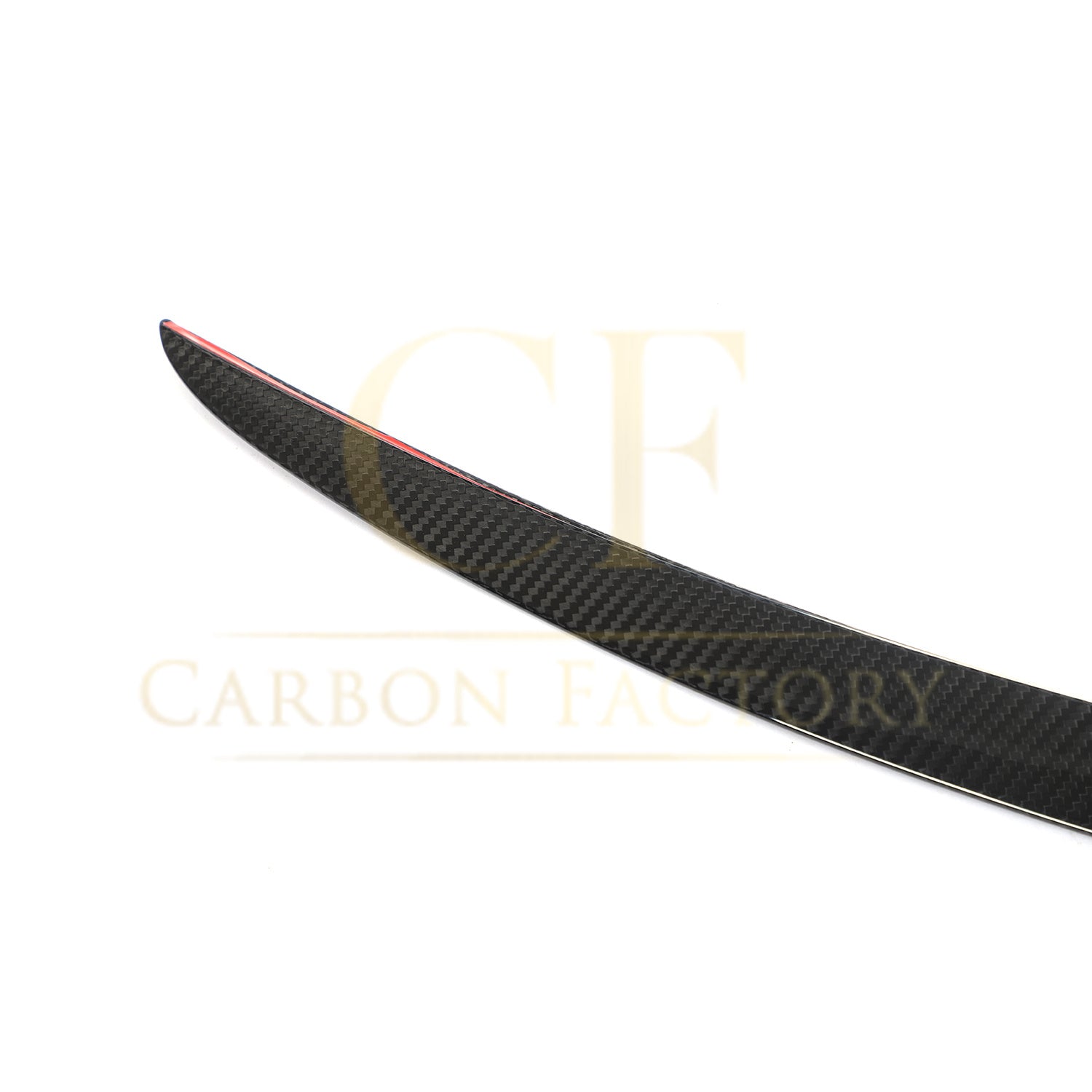 OEM Style Matt Carbon Fibre Boot Spoiler for Tesla Model S 13-Present-Carbon Factory