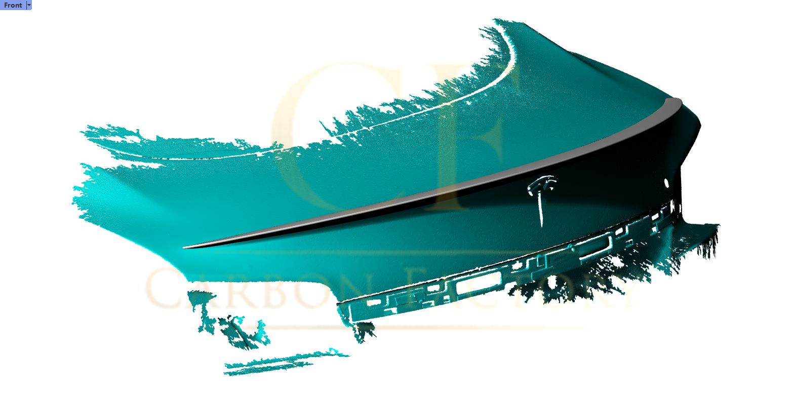 OEM Style Matt Carbon Fibre Boot Spoiler for Tesla Model S 13-Present-Carbon Factory