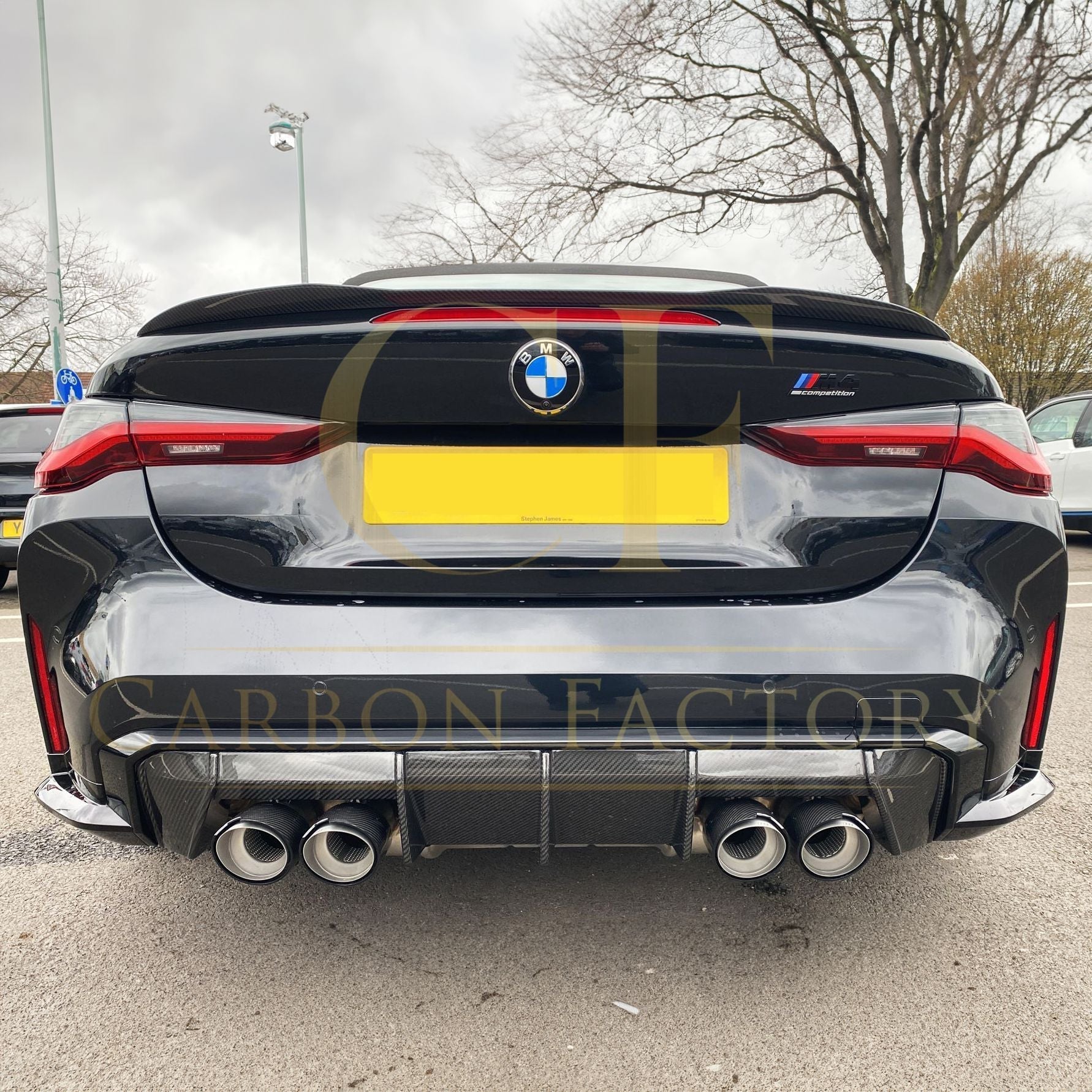 OEM Style Pre-Preg Carbon Fibre Boot Spoiler for BMW G23 4 Series G83 M4 20-Present-Carbon Factory