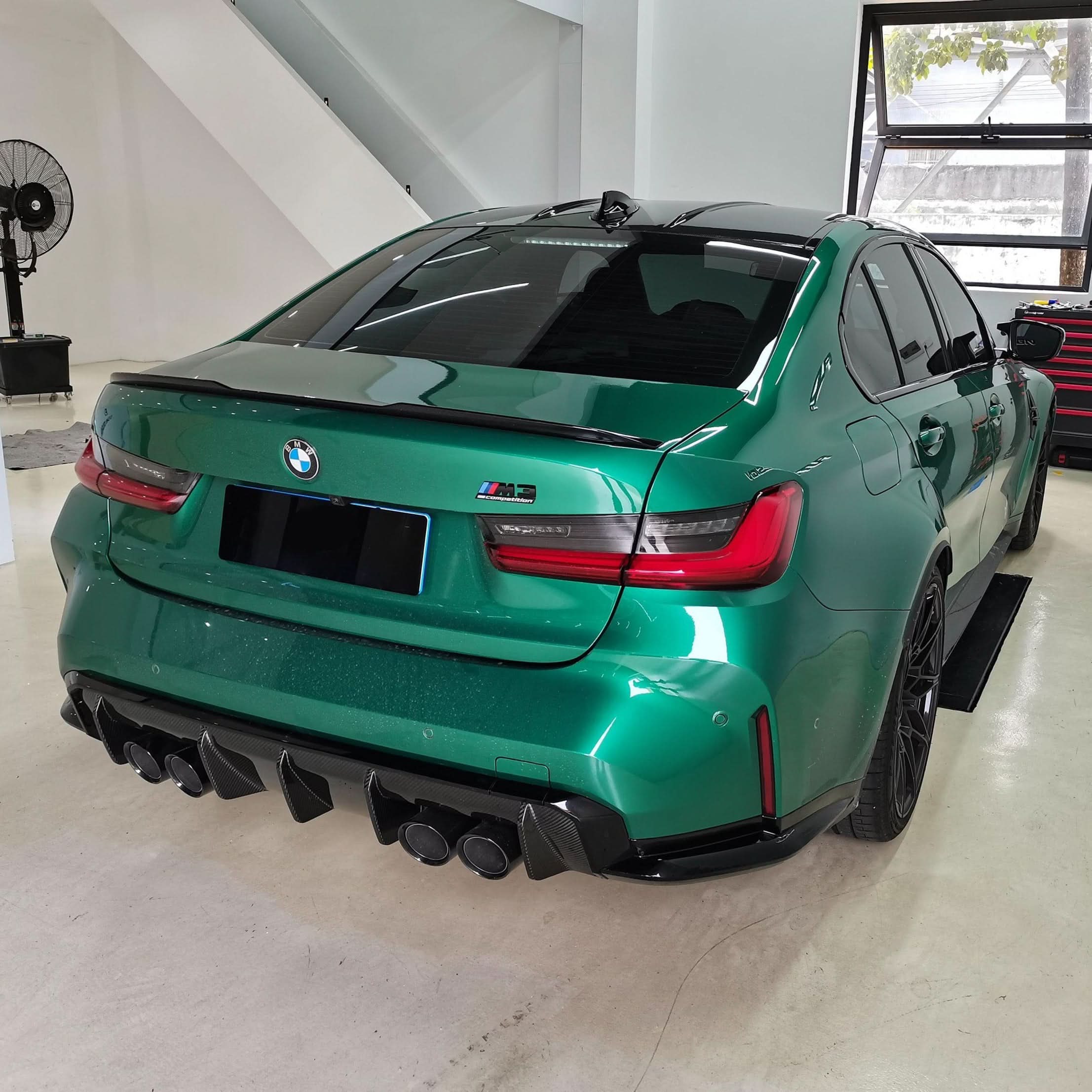 OEM Style Pre-Preg Carbon Fibre Boot Spoiler for BMW G82 M4 G22 4 Series 20-Present - Carbon Factory