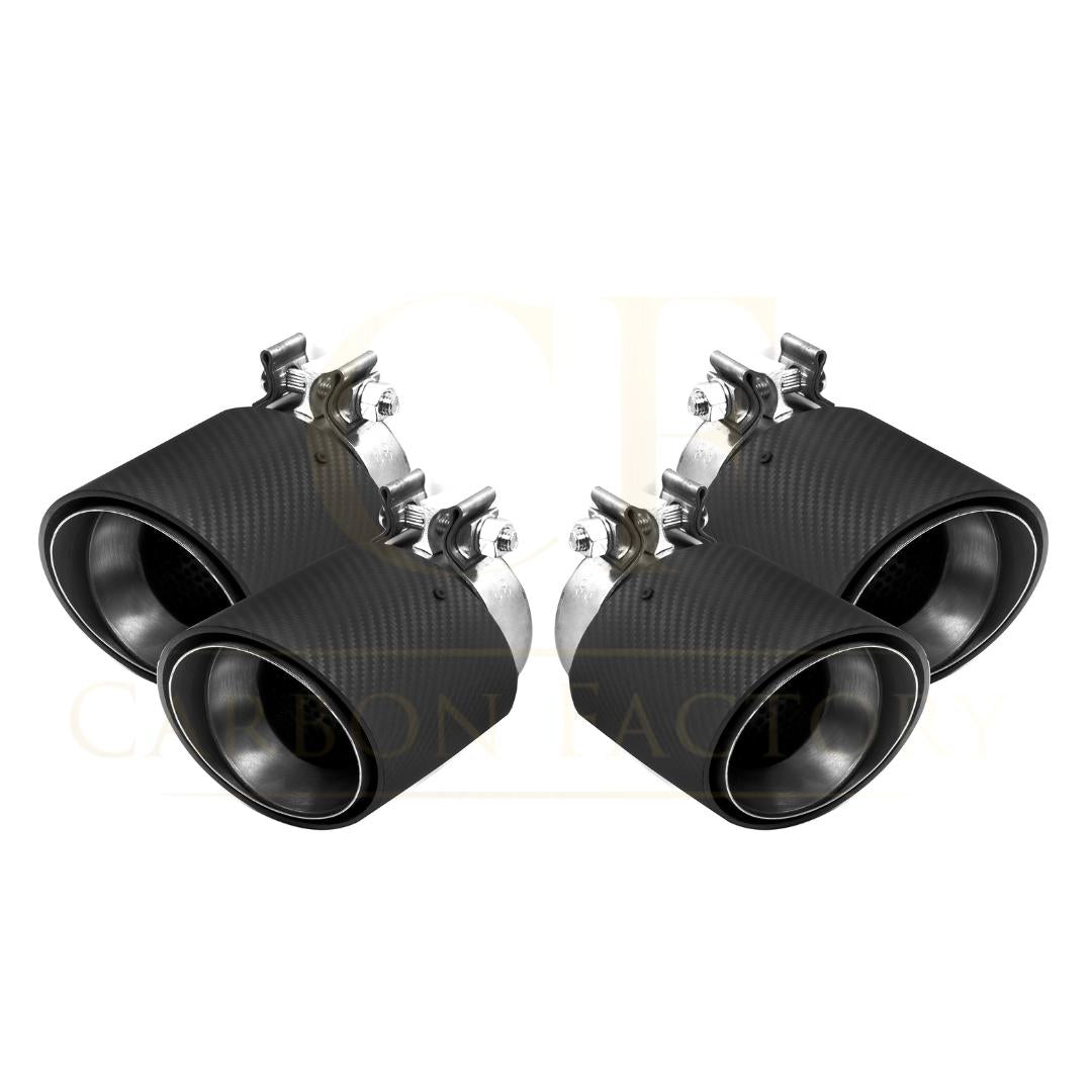 OEM Style Pre-Preg Carbon Fibre Exhaust Tips for BMW G90 G99 M5 2025-Present-Carbon Factory