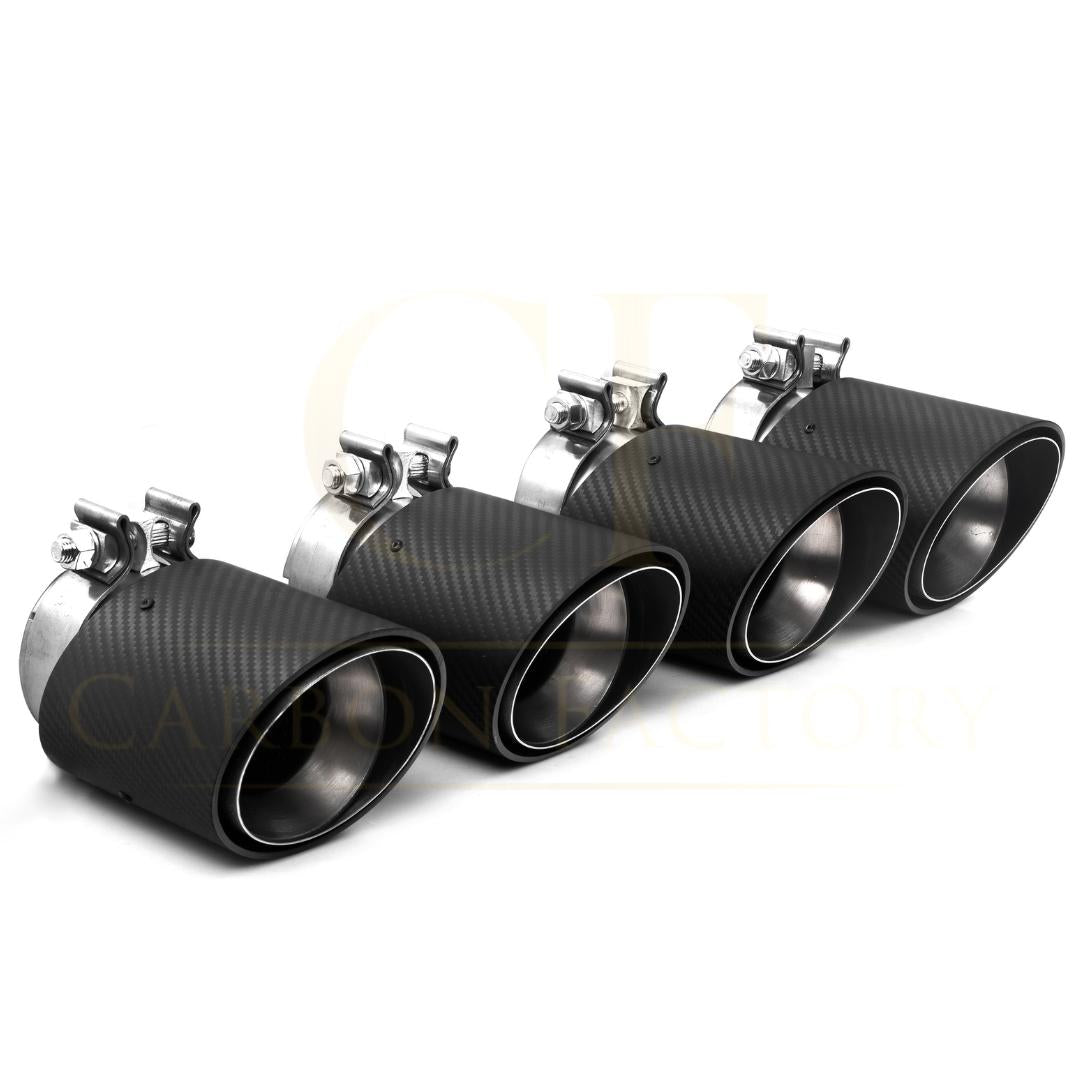 OEM Style Pre-Preg Carbon Fibre Exhaust Tips for BMW G90 G99 M5 2025-Present-Carbon Factory