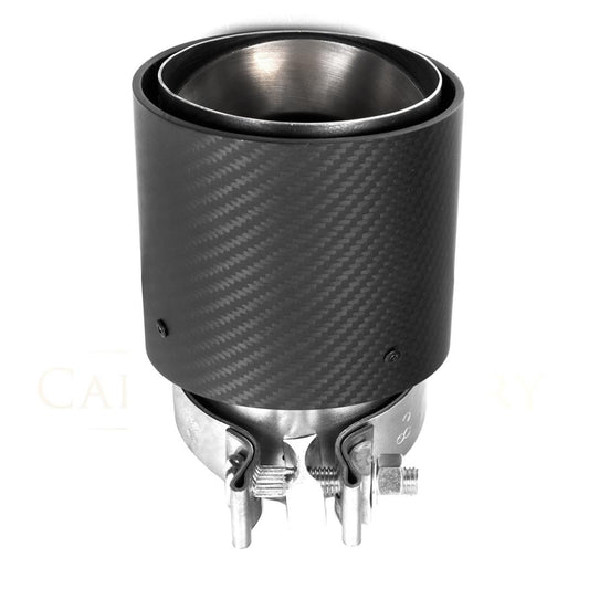 OEM Style Pre-Preg Carbon Fibre Exhaust Tips for BMW G90 G99 M5 2025-Present-Carbon Factory