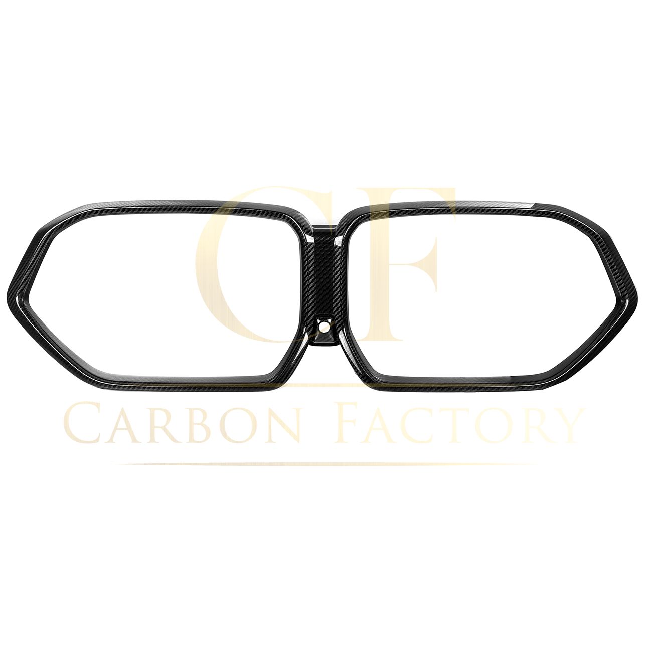 OEM Style Pre-Preg Carbon Fibre Grill Frame for BMW F95 F96 X5M X6M 24-Present-Carbon Factory