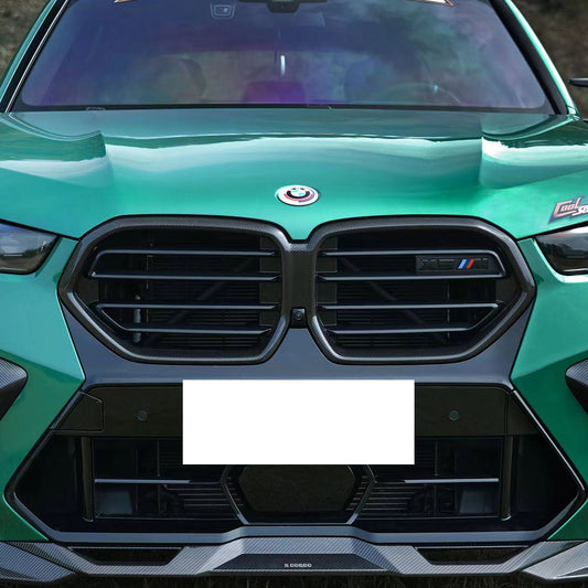 OEM Style Pre-Preg Carbon Fibre Grill Frame for BMW F95 F96 X5M X6M 24-Present-Carbon Factory