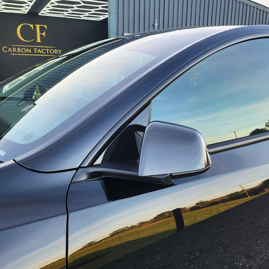 OEM Style Pre-Preg Carbon Fibre Mirror Covers for Tesla Model Y 19-24-Carbon Factory