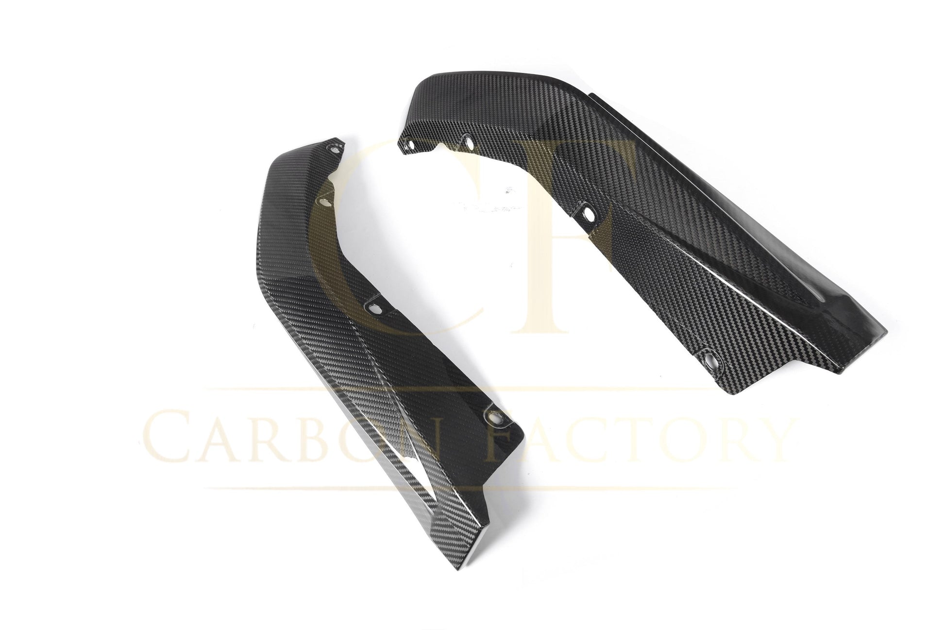 OEM Style Pre-Preg Carbon Fibre Rear Bumper Spats for BMW G80 M3 21-Present-Carbon Factory