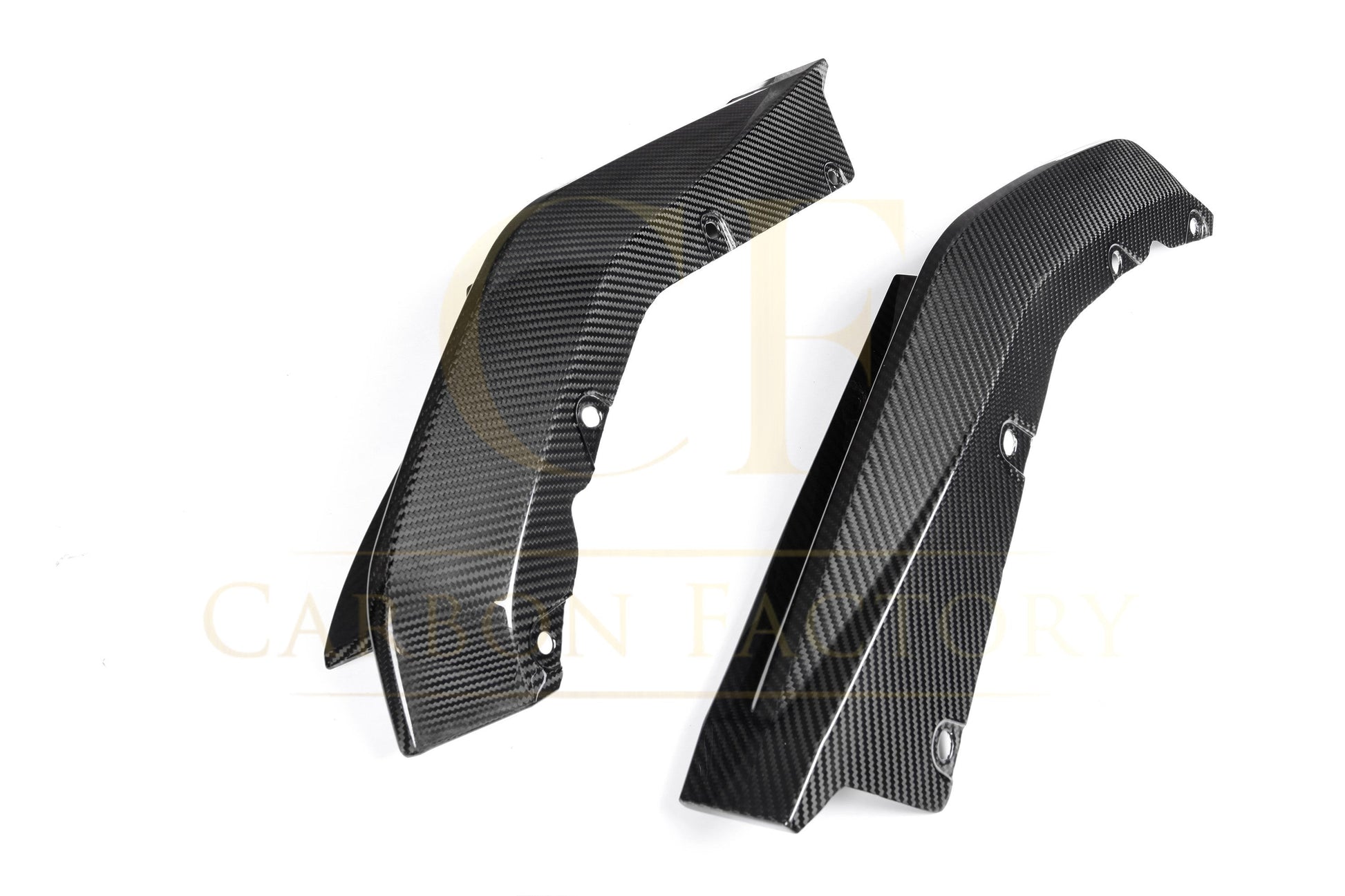 OEM Style Pre-Preg Carbon Fibre Rear Bumper Spats for BMW G80 M3 21-Present-Carbon Factory