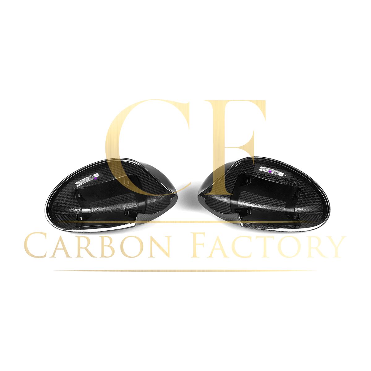 OEM Style Pre-Preg Carbon Fibre Replacement Mirror Covers for BMW E81 E82 E87 E88 1 Series E90 E92 E93 3 Series Pre-LCI-Carbon Factory