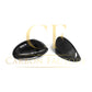 OEM Style Pre-Preg Carbon Fibre Replacement Mirror Covers for BMW E81 E82 E87 E88 1 Series E90 E92 E93 3 Series Pre-LCI-Carbon Factory