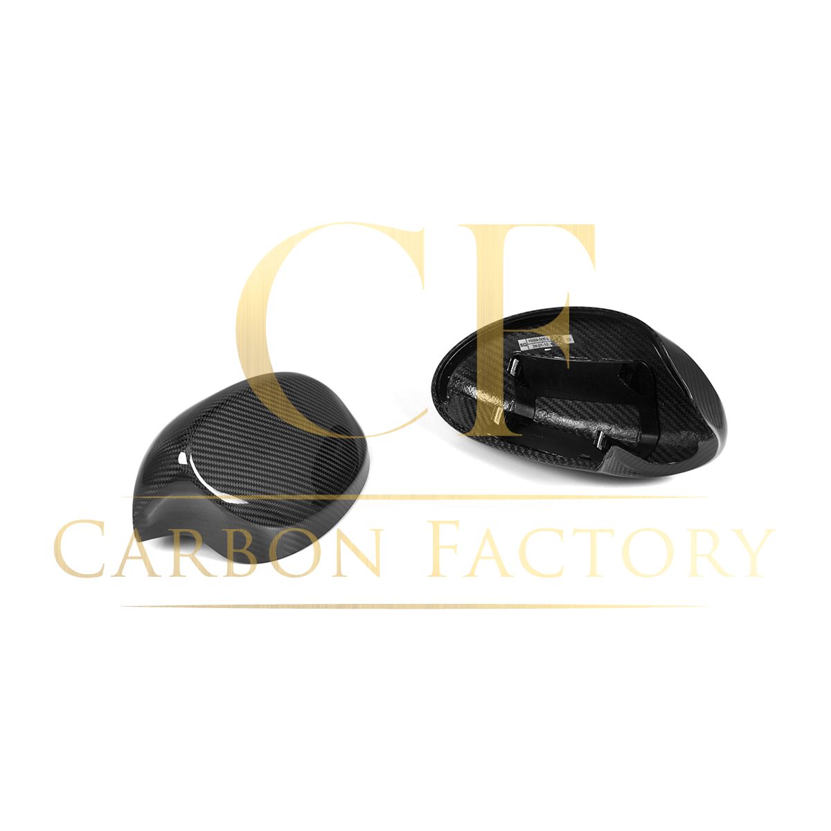 OEM Style Pre-Preg Carbon Fibre Replacement Mirror Covers for BMW E81 E82 E87 E88 1 Series E90 E92 E93 3 Series Pre-LCI-Carbon Factory