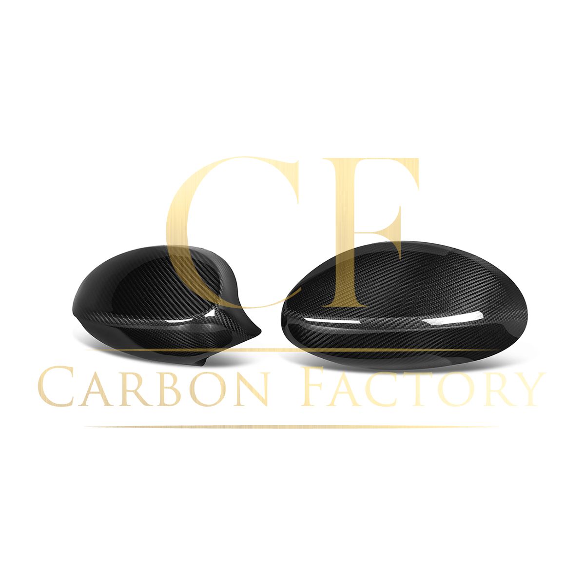 OEM Style Pre-Preg Carbon Fibre Replacement Mirror Covers for BMW E81 E82 E87 E88 1 Series E90 E92 E93 3 Series Pre-LCI-Carbon Factory